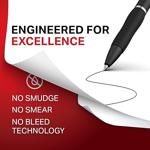 Miniatura 2 de Sharpie S-Gel, bolígrafos de gel, punta ultra fina (0.38 mm. / 1/64 pulgadas) color negro, 4 unidades