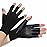 Donfri Copper Arthritis Gloves Fingerless Compression Gloves Women Men for RSI,Carpal Tunnel, Rheumatoid, Tendonitis (S)