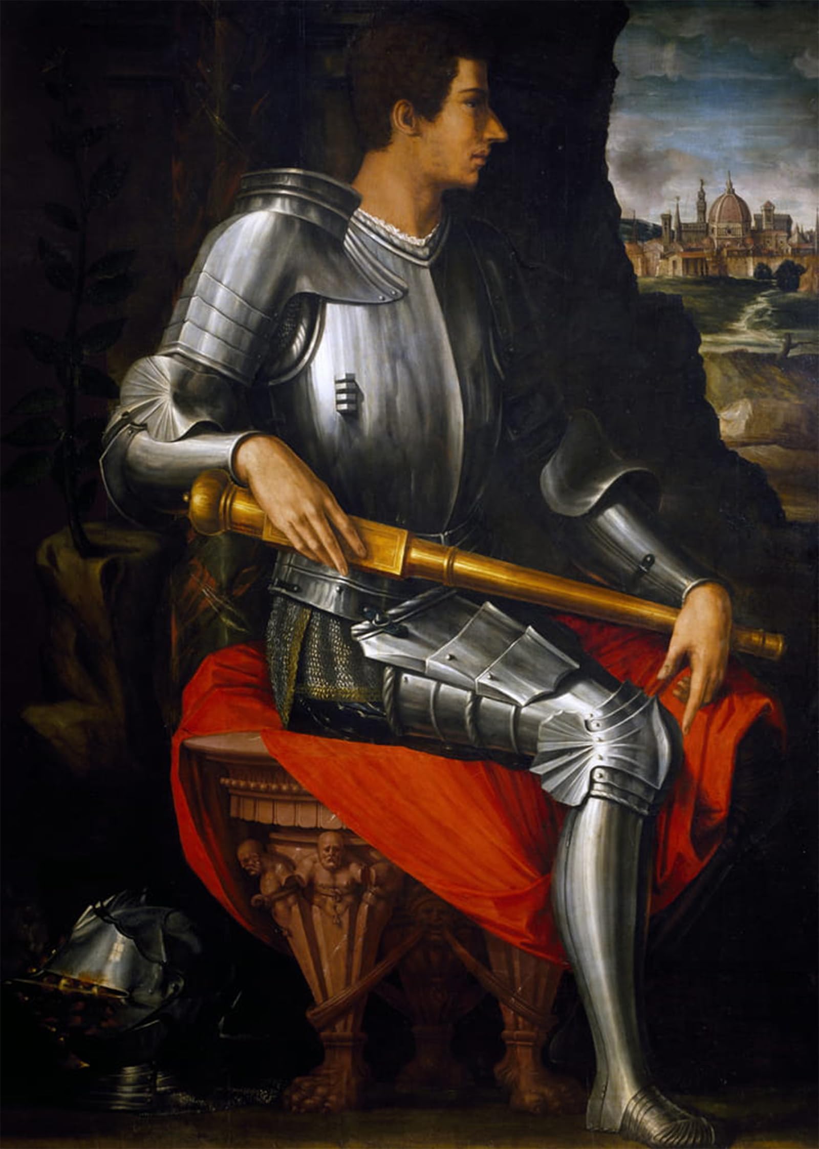 SERENDIPITP Vintage Wall Art Canvas Nordic Poster Canvas Print Picture Portrait of Alessandro De'medici Known As Il Moro by Giorgio Vasari Wall Art Poster for Home Decor 60x90cm