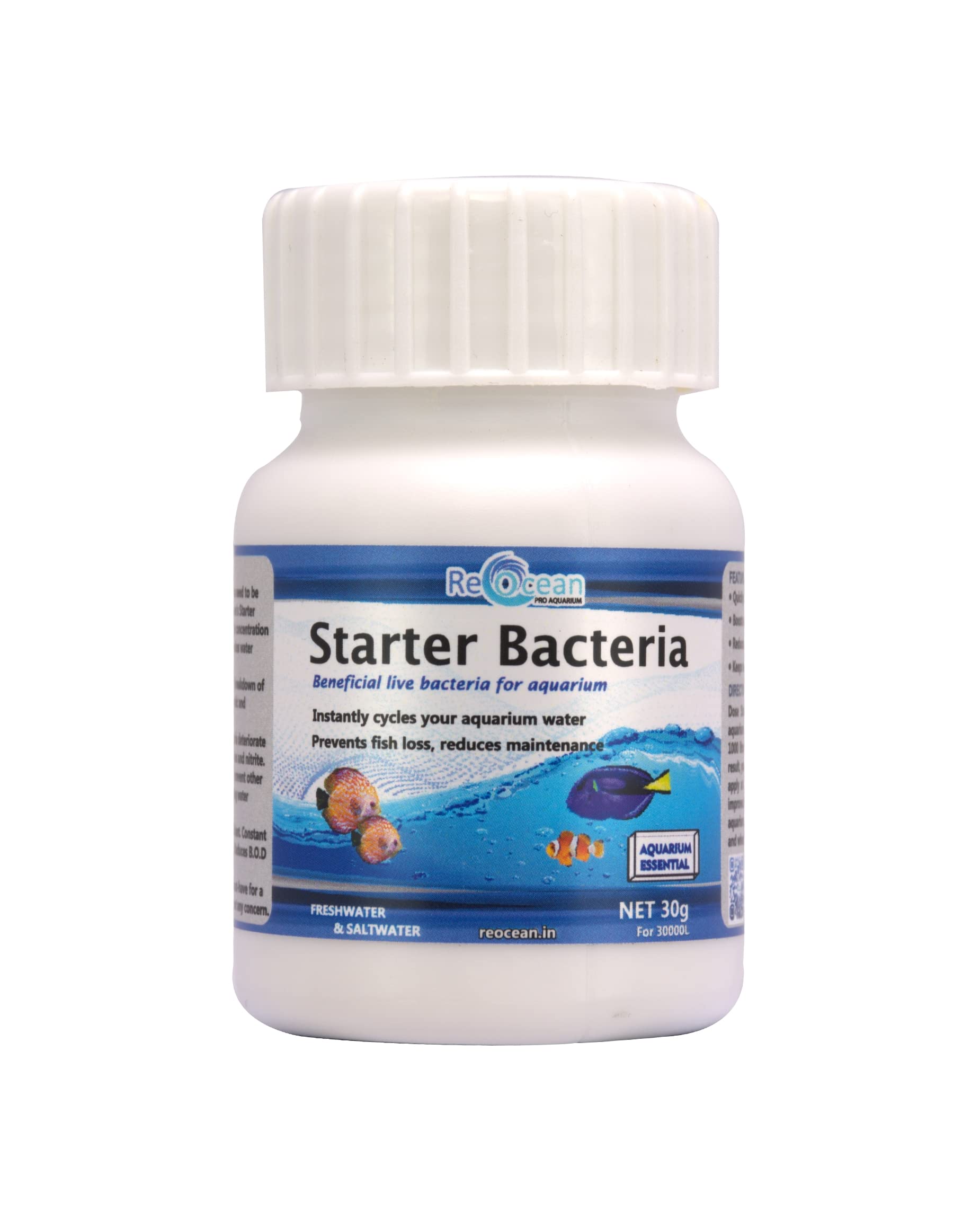 Starter Bacteria 30g Pro-Biotic - Good Bacteria Powder for Filters Reocean (B0BRJKG1GY) Amazon Price History, Amazon Price Tracker