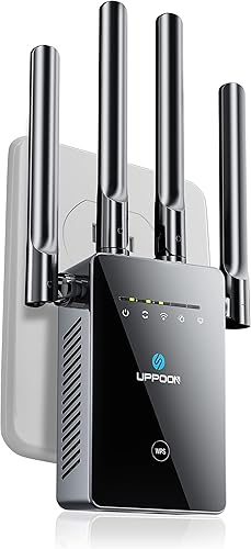 Miniatura 1 de Amplificador de señal WiFi más nuevo 2024 para el hogar, cobertura 130% más amplia que antes, repetidor de Internet inalámbrico y amplificador de
