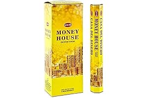 HEM Money House Incense: Summon Wealth and Prosperity (120 Sticks)