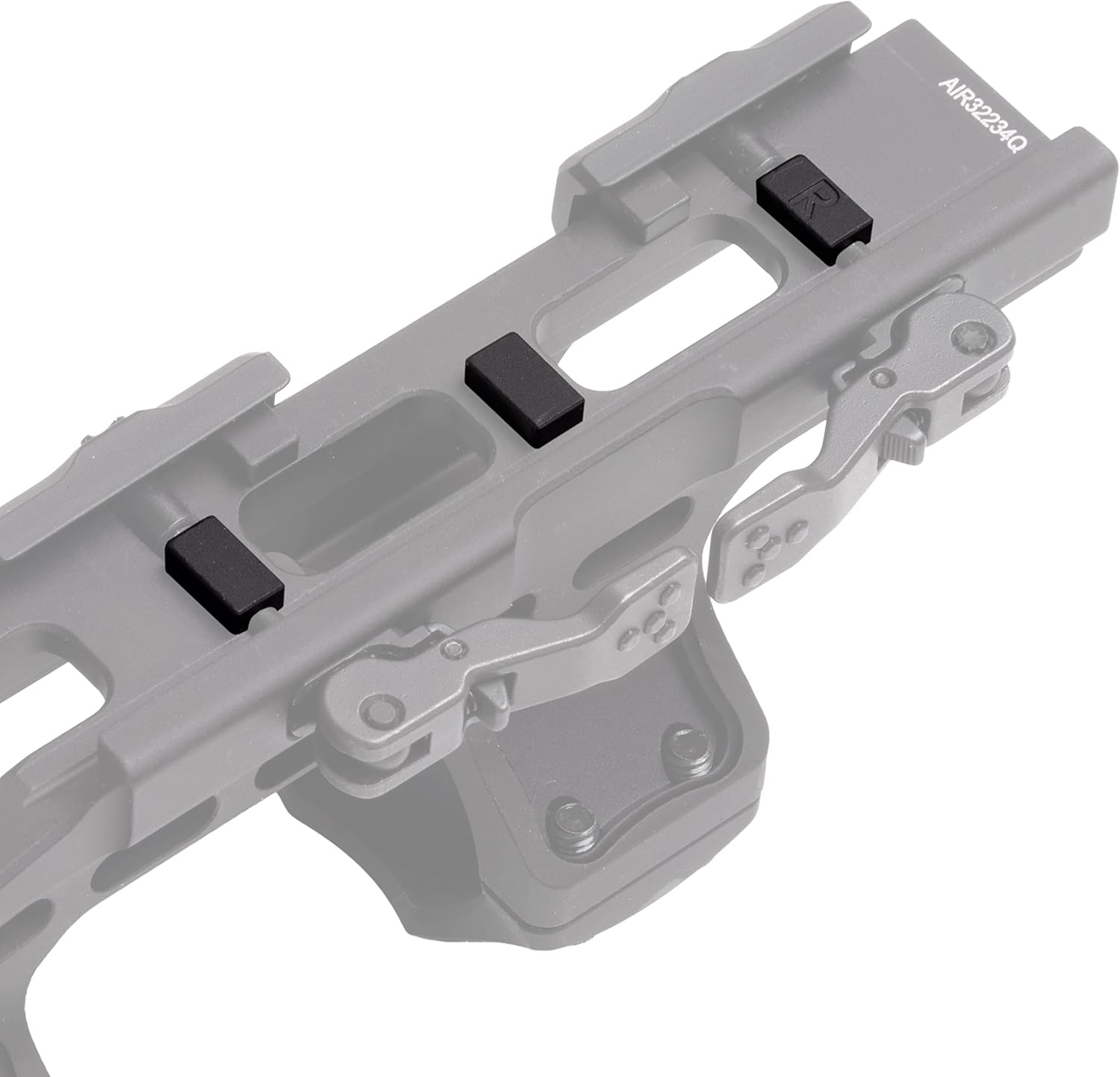 UTG ACCU-SYNC QR 30mm, High Pro, 34mm Offset Scope Mount Black