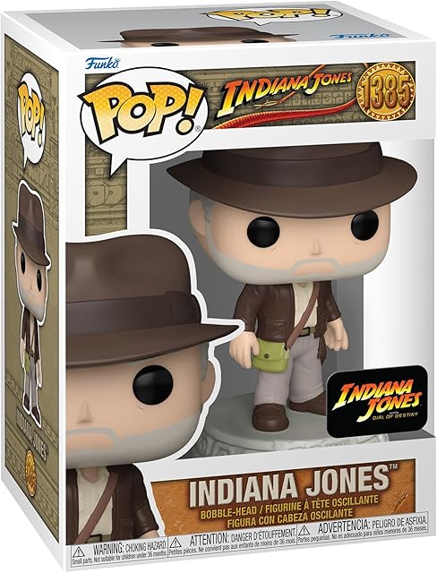 Funko POP! Movies: IJ5 - Indiana Jones - Indiana Jones 5 - Collectable Vinyl Figure - Gift Idea - Official Merchandise - Toys for Kids & Adults - Movies Fans - Model Figure for Collectors and Display