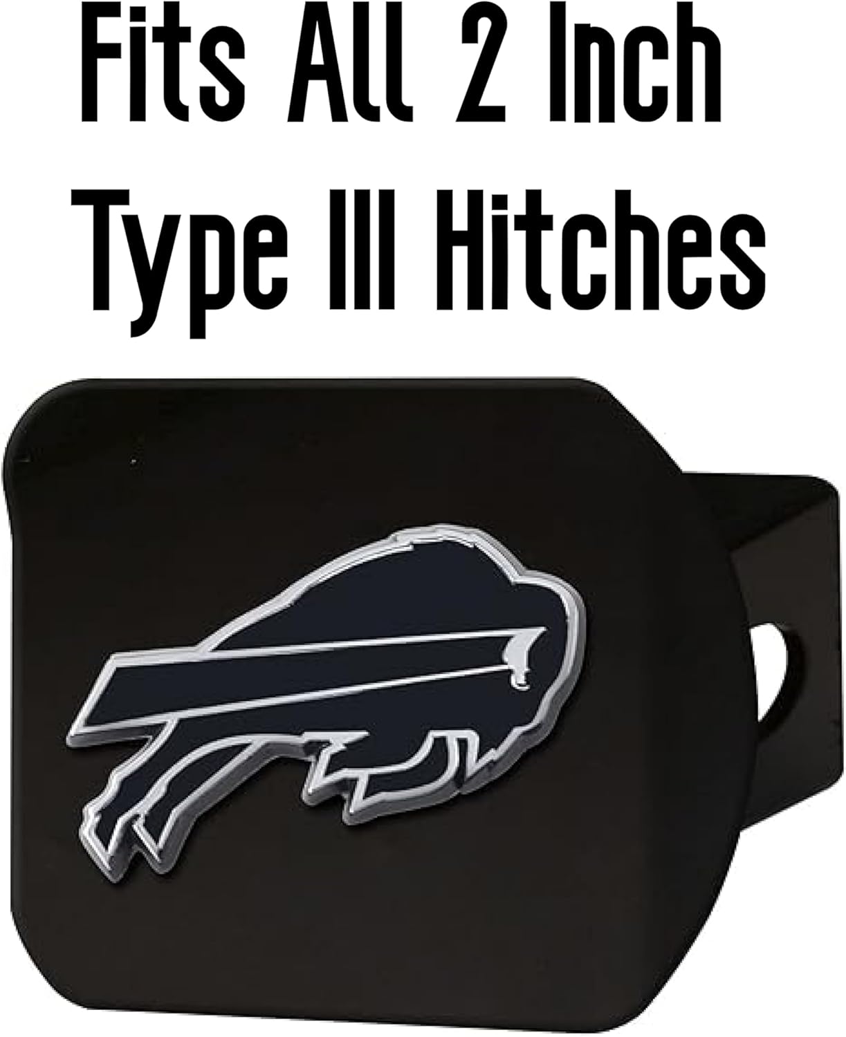 FANMATS NFL Unisex-Adult Metal Hitch Cover