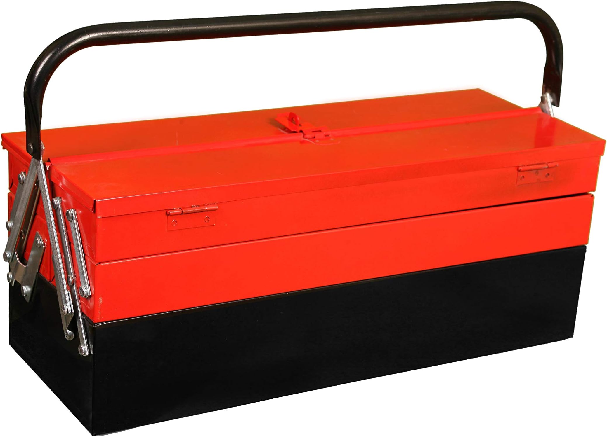 Pahal 5 Drawer Steel Tool Box, 22x9x9-Inch (Red)