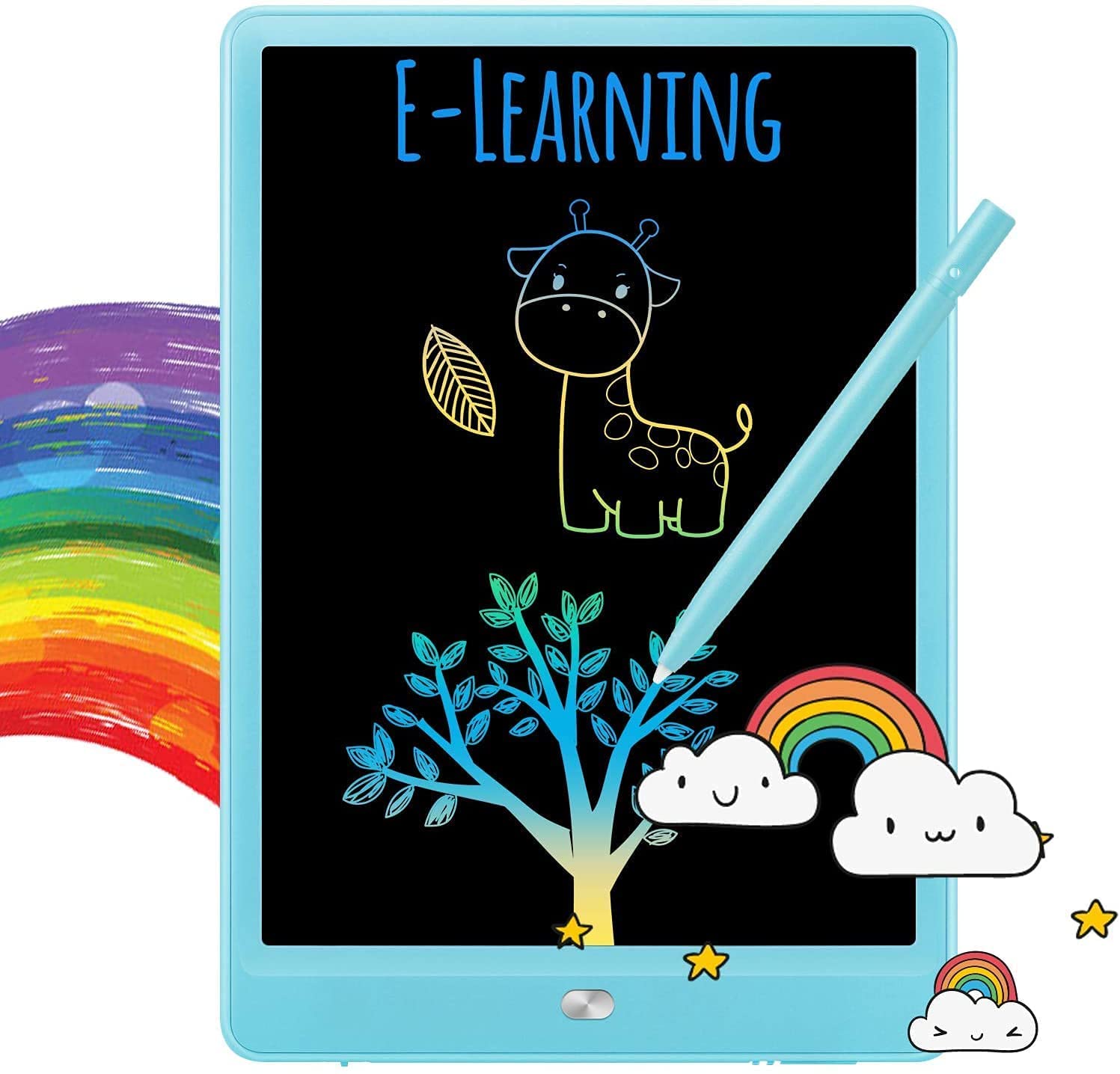 Mumoo Bear Lcd Writing Tablet,10 Inch Drawing Pad Doodle Scribbler Pad Learning Educational Toys Kids Toys Toddlers Toys For Birthday Christmas Gifts(Blue), Yyuji009Olk