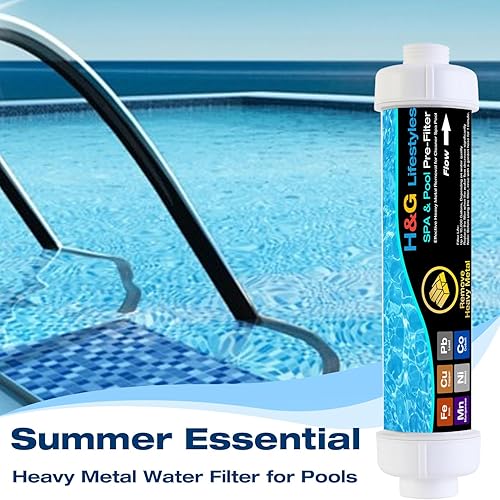 Miniatura 7 de H&G lifestyles Filtro de hierro de metal pesado para manguera de jardín, filtro de manguera para llenar bañera de hidromasaje, piscina, spa, diseño