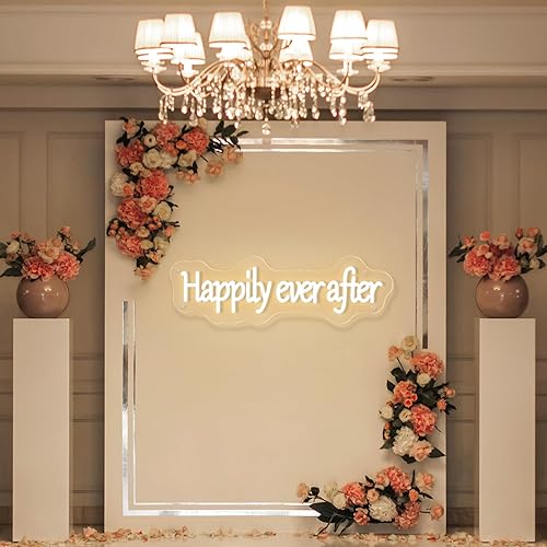 Vista 13 de Letrero de neón con texto en inglés «All You Need Is Love» para boda, alimentado por USB, tres brillos ajustables, decoración de pared para boda