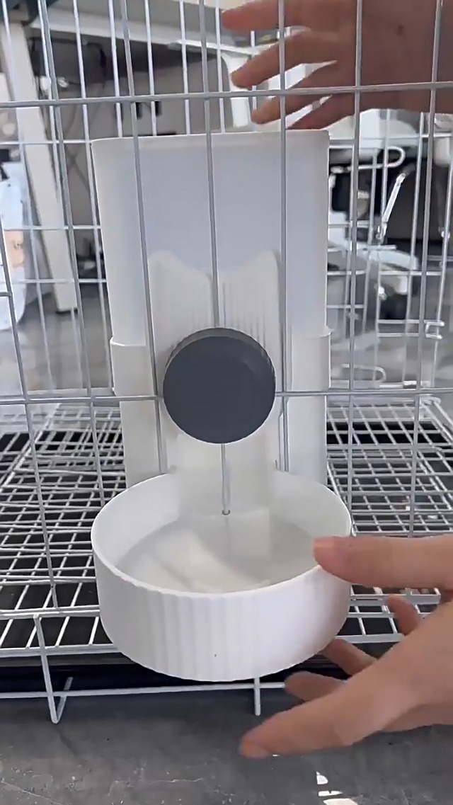 CXAFQ Automatic Cat Feeder, 3.8L Cat Feeder Pet Food Dispenser For Pets , With Clog-Free Design, Occupies An Area Of 0.045 Square Meters,smaller Than A4 Paper, Removable Design, Easy To Clean, White