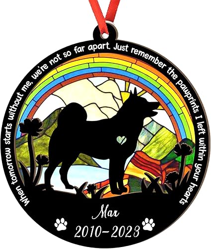 Miniatura 30 de Adorno de atrapasoles de setter irlandés personalizado, adorno de Navidad de Setter irlandés, regalo para perro amante, setter irlandés