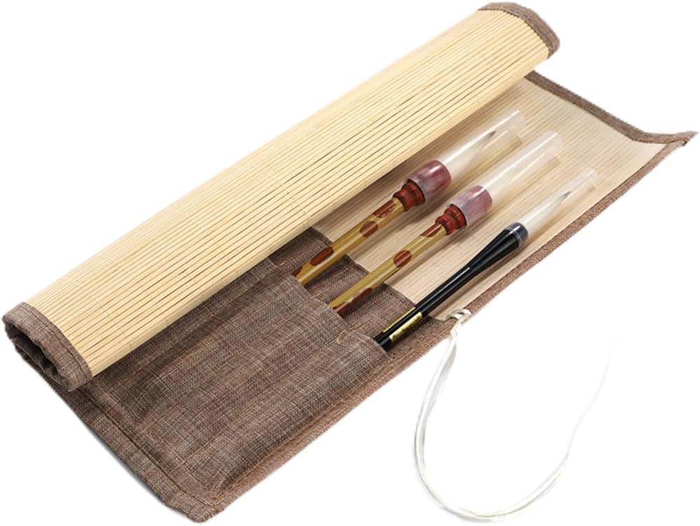 竹製　筆立　ペン入れ　蕉雨刀　書道品　文房具　美術品　骨董品 竹製筆立ペン入れ蕉雨刀書道品文房具美術品骨董品