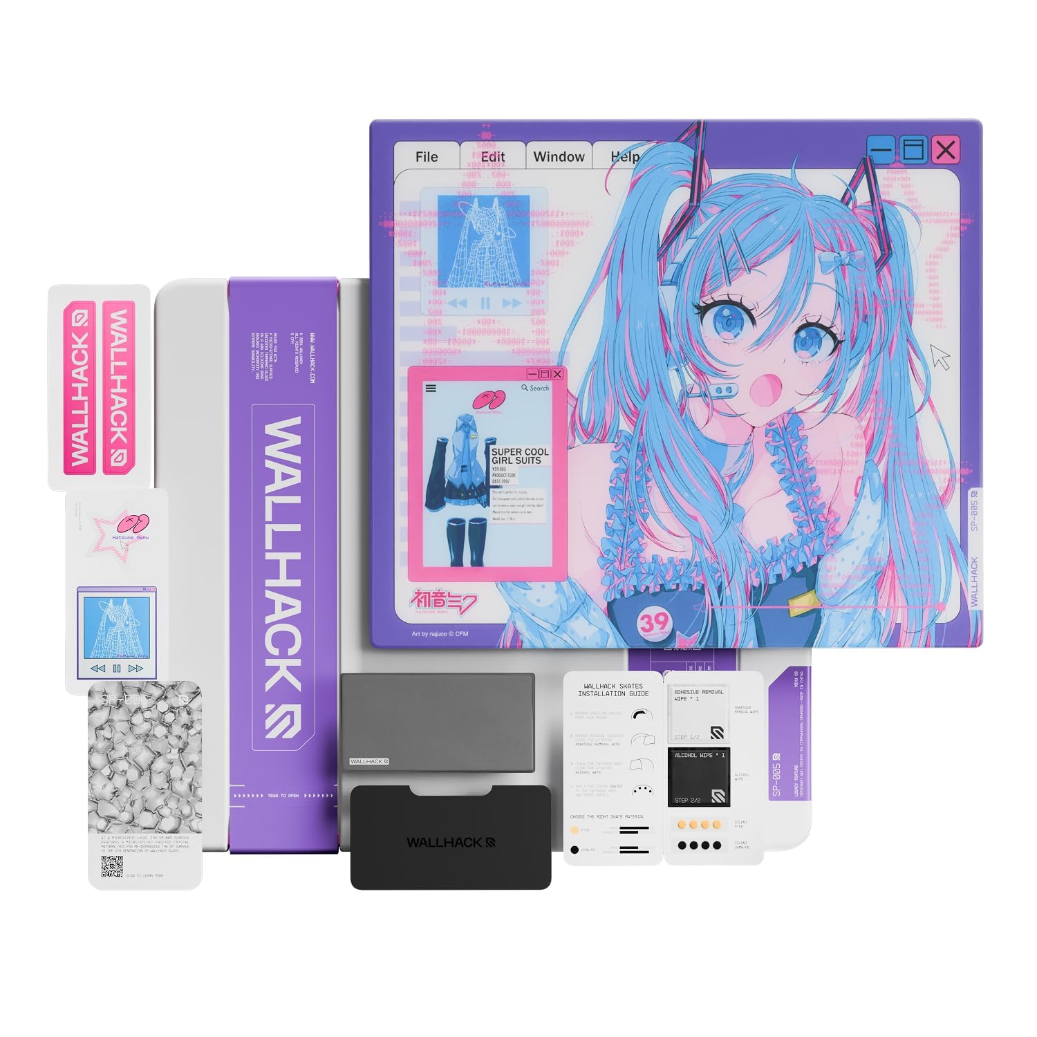 初音ミク マウスパッド WALLHACK sp-005 Amazon.co.jp: Wallhack x 初音ミク SP-005 ガラスゲーミングマウス
