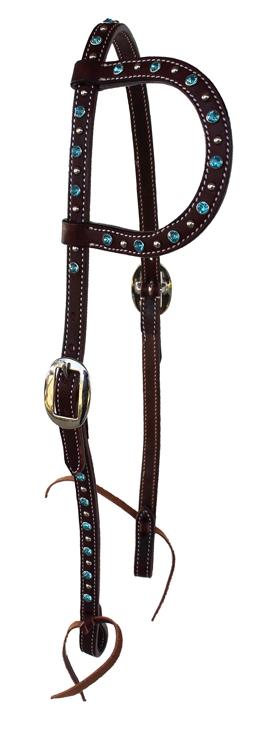 CHALLENGER Horse Saddle Tack Bridle Western Leather Headstall 78RT08HA