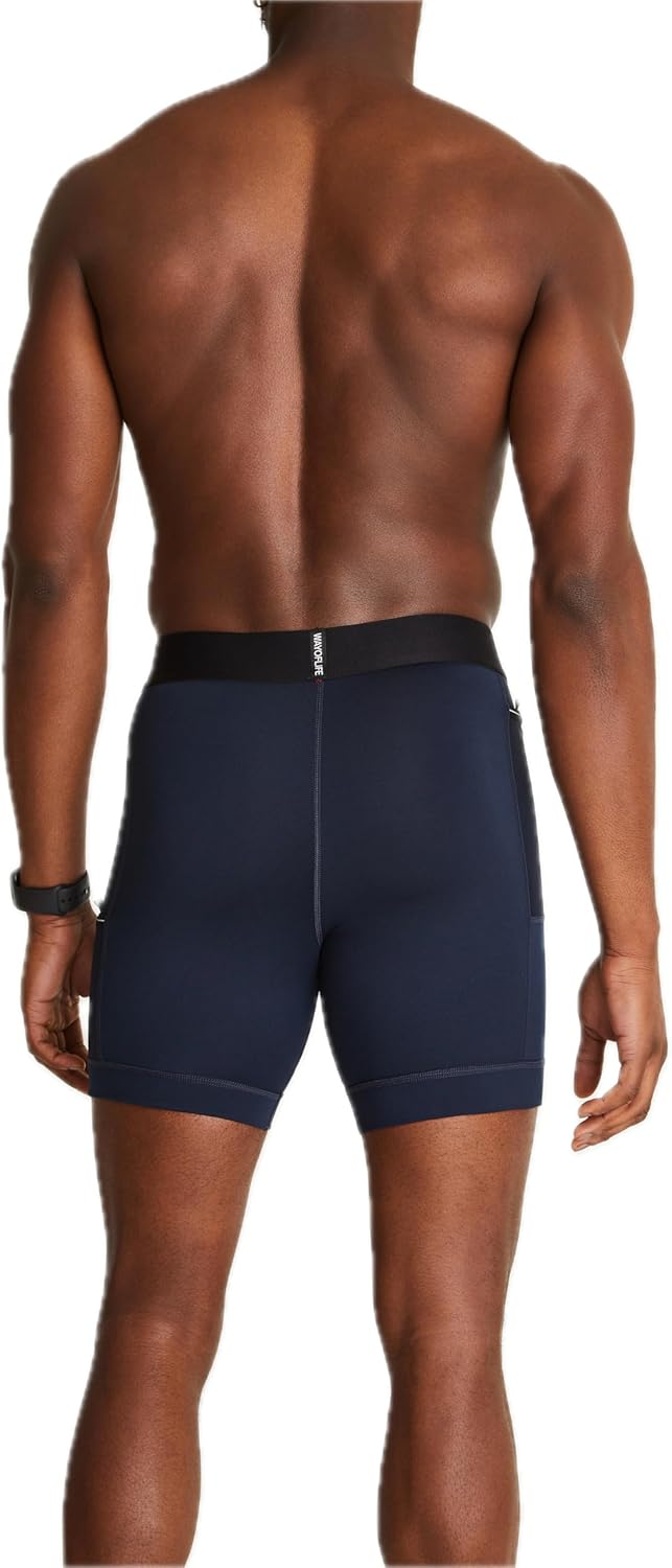 WOLACO North Moore 6" Compression Shorts Underwear with Phone Pocket - Image 3