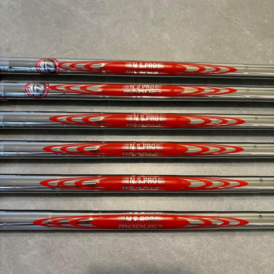 【美品】モーダス 105 S 5-P 6本セット グリップ付 MODUS モーダス105 フレックスS 6本セット グリップ付き 美品