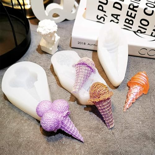 Miniatura 6 de Rolin Roly - Molde de silicona para repostería, diseño de cono de chocolate, reutilizable