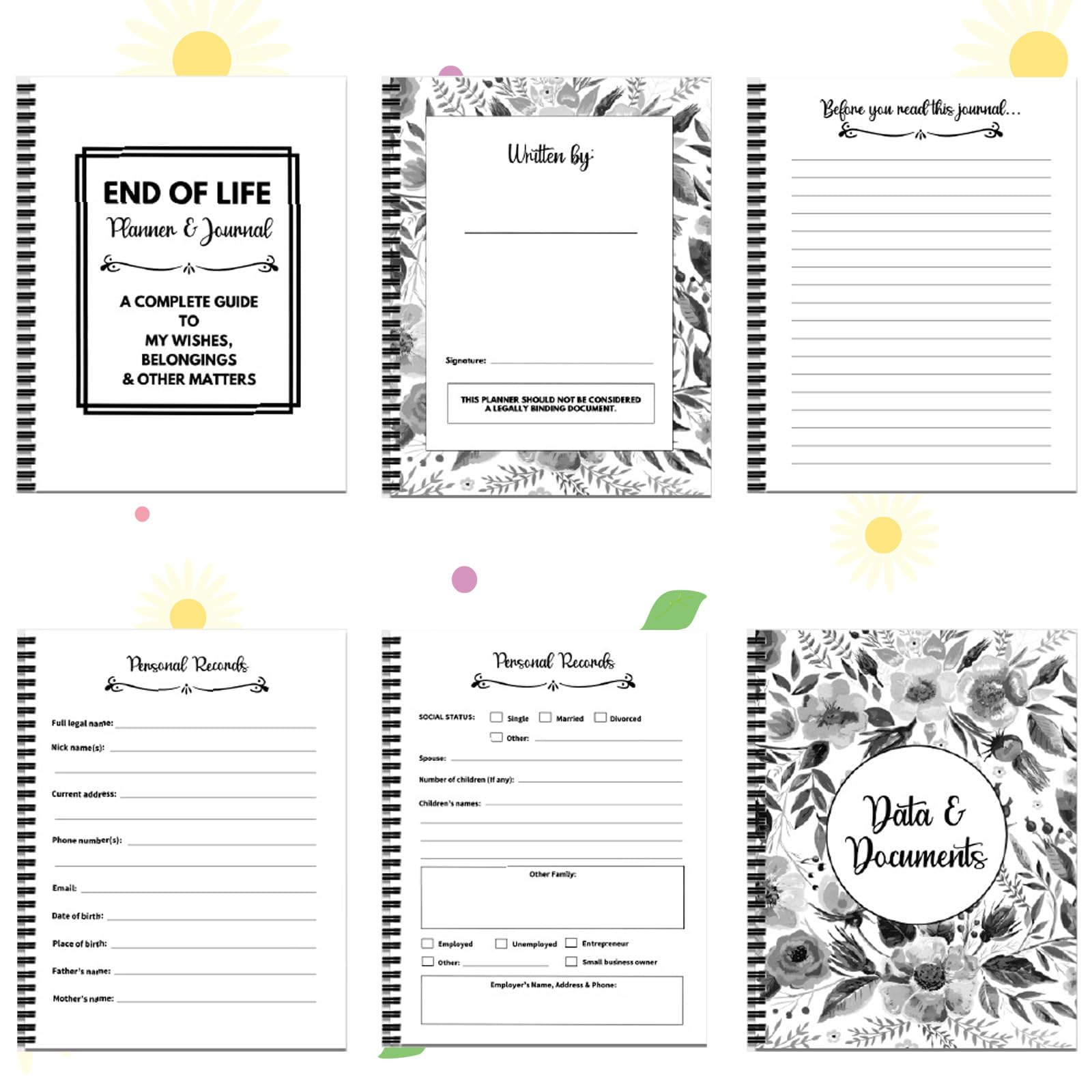 Sorry Its Your Problem Now Because Im Dead, End of Life Planner UK, Fuck I'M Dead Now What Book Guided, Last Wishes - Image 3