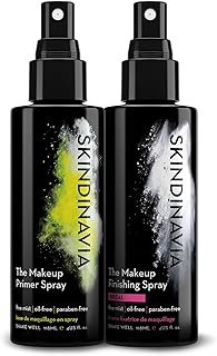 Skindinavia Base de maquillaje + espray de ac...