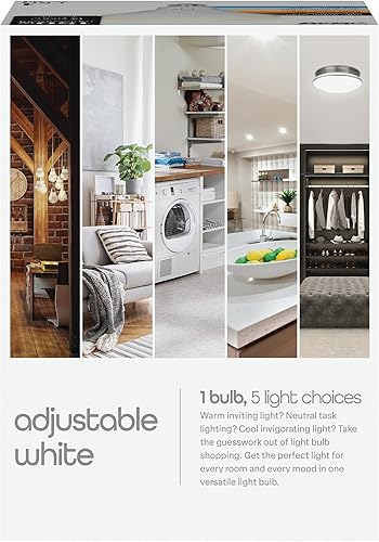 Vista 11 de Feit Electric Bombilla LED BR30, equivalente a 100 W, regulable, 5CCT, base mediana E26, 90 CRI, 1400 lúmenes, blanco ajustable, 13 años de vida