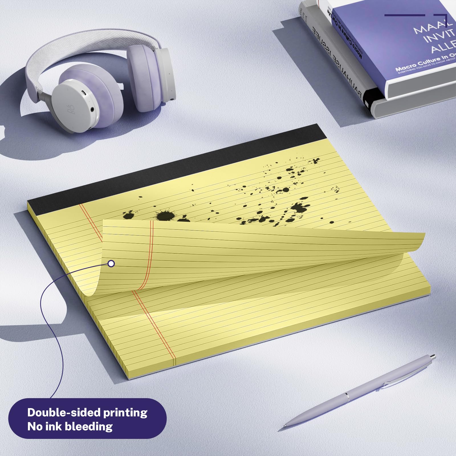 5 Pack Wide Legal Pads 11