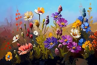 Diamond Painting Kits - Summer Garden Diamond Painting,Colorful Oil Painting Set for Beginners to Improve Color Perception for Kitchen Decor,Outdoor Decor Farm Decor 16x20inch