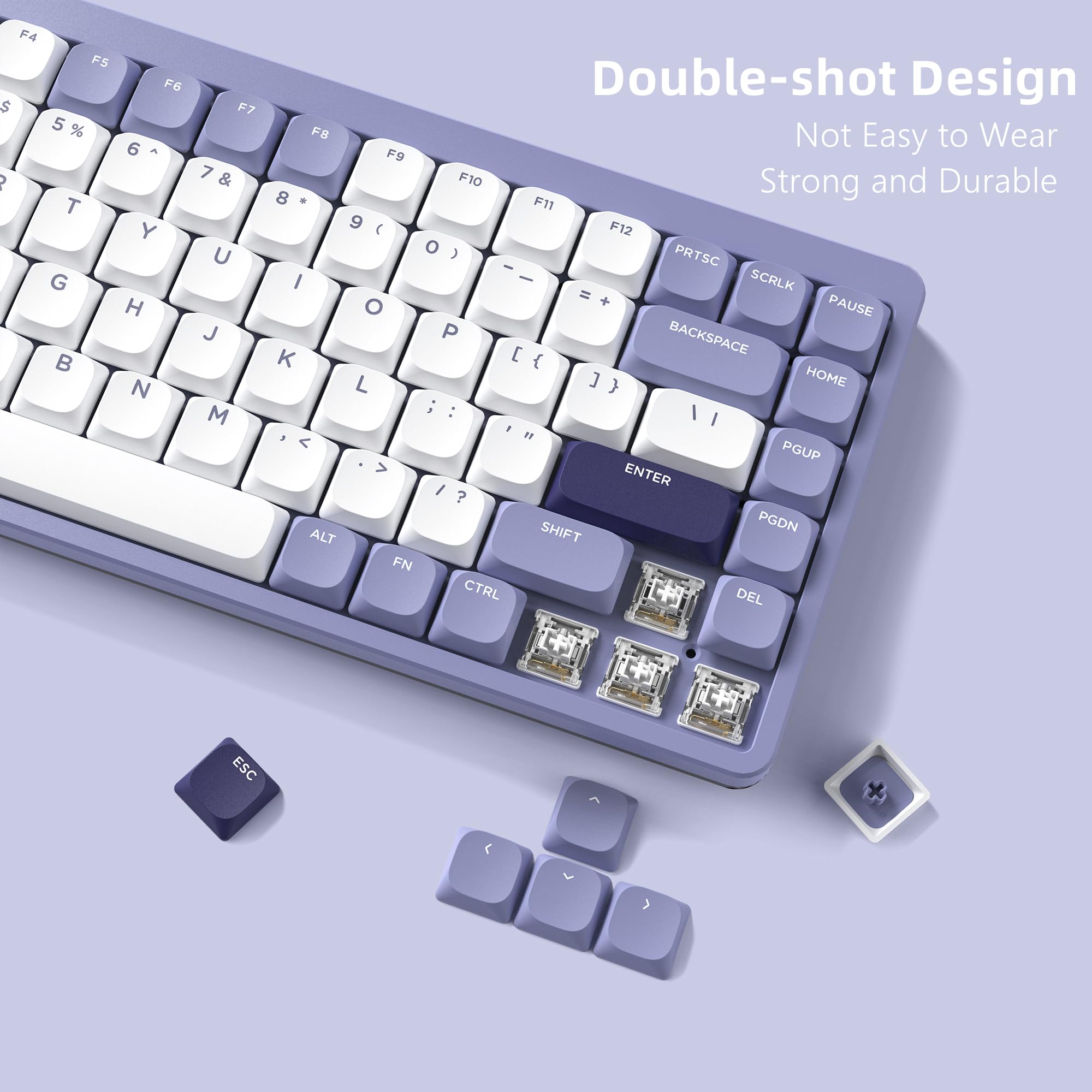 Amazon | XVX ロープロファイルキーキャップ、PBT キーキャップ
