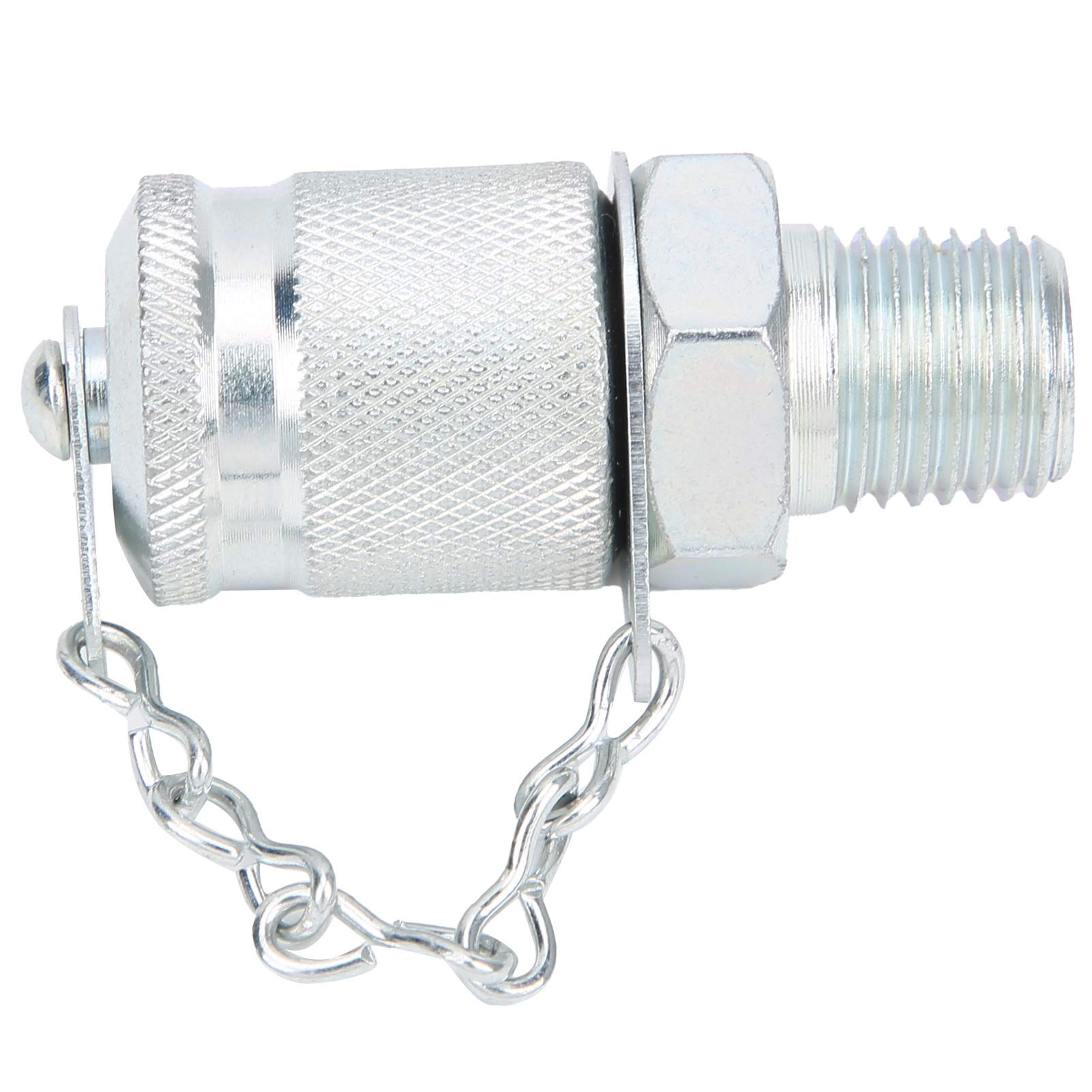 5Pcs Hydraulic Testing Adapter,Test Coupling Adapter Pressure Measuring PT PPT with Advanced Structure for Hydraulic Systems (NPT1/4)