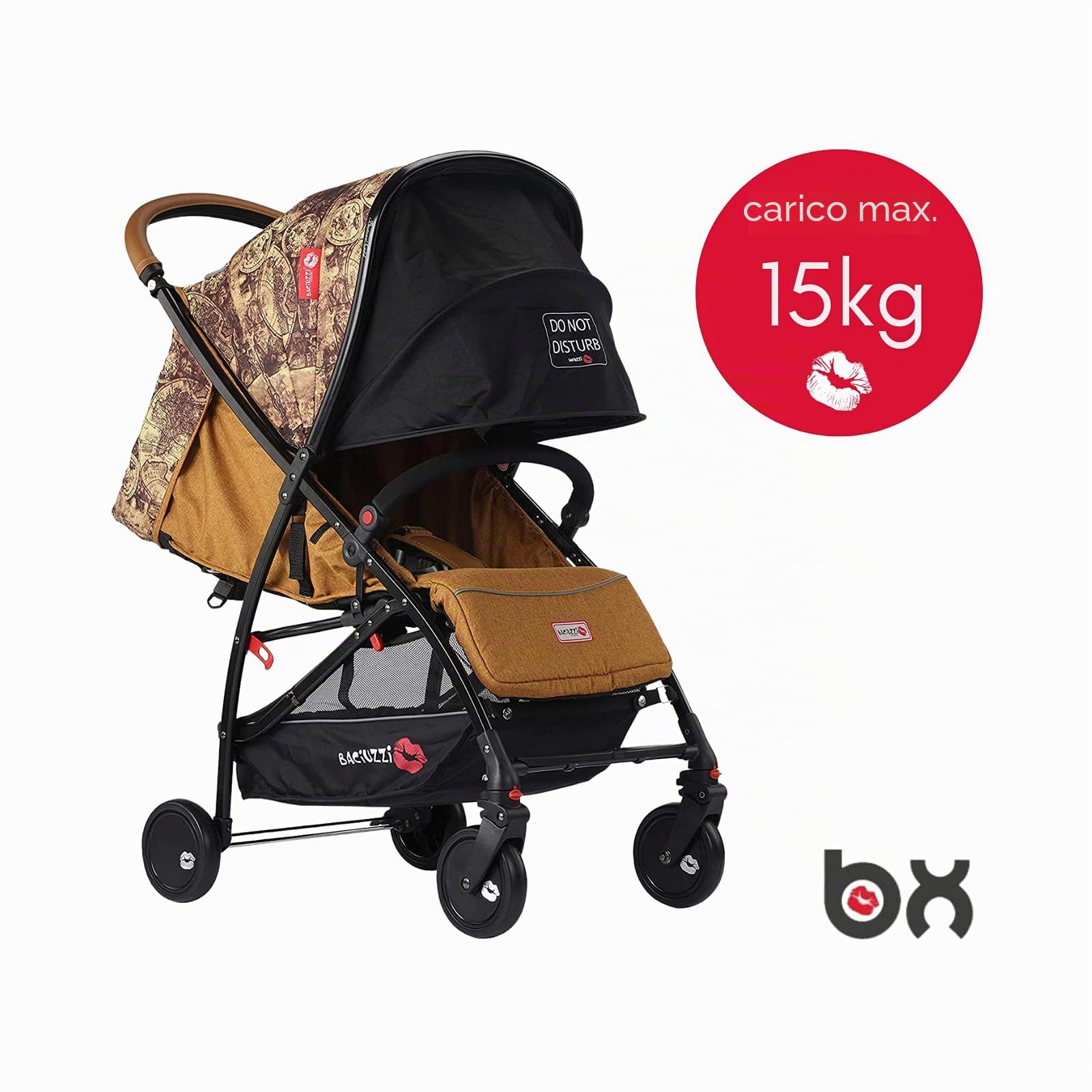 Baciuzzi BX Voiage Miele Passeggino Leggero Pieghevole Compatto