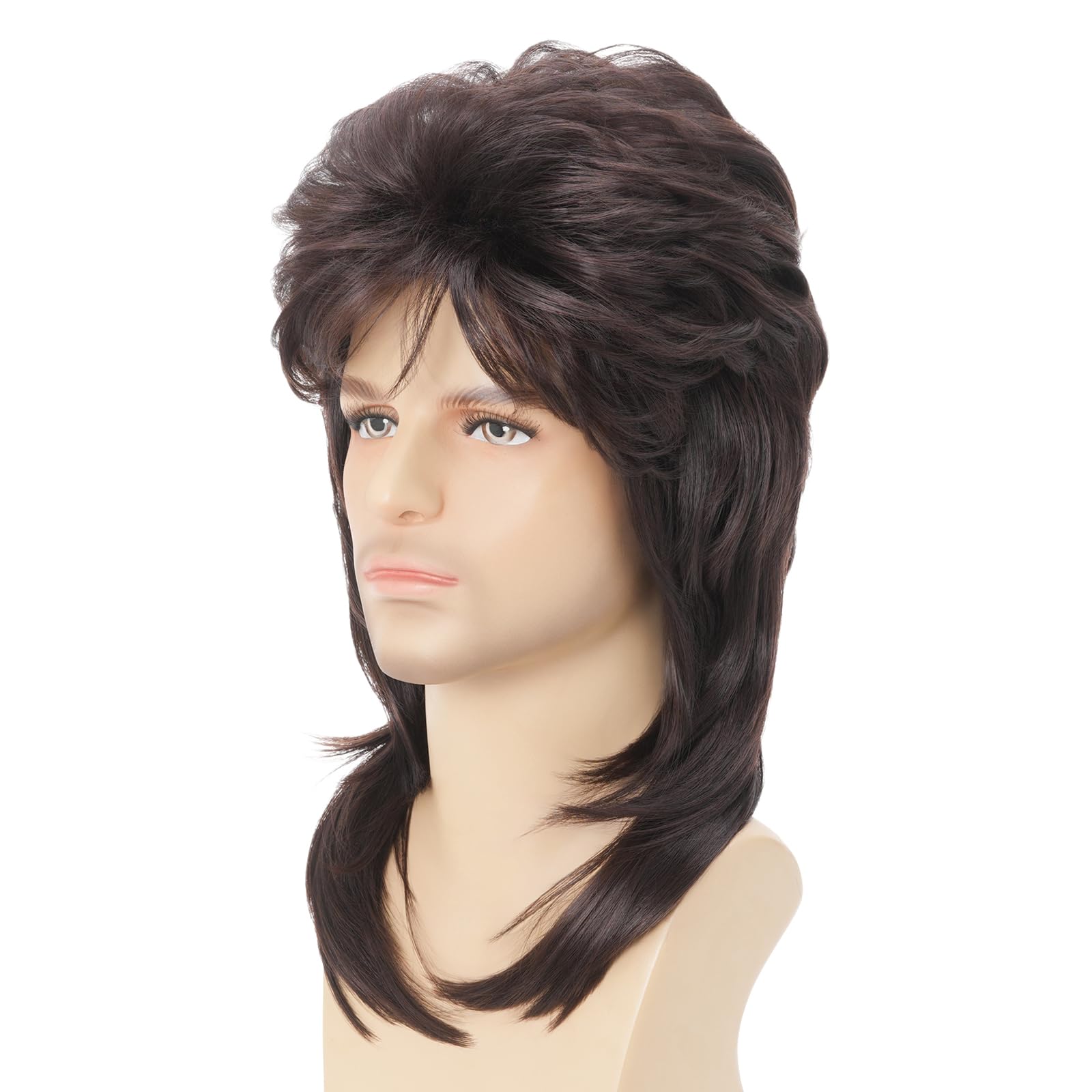 Men's Heat-Resistant Synthetic Costume Wig