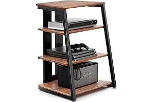 FITUEYES DESIGN Stereo Cabinet: The Corner Shelf Throne for Your Audio Oasis