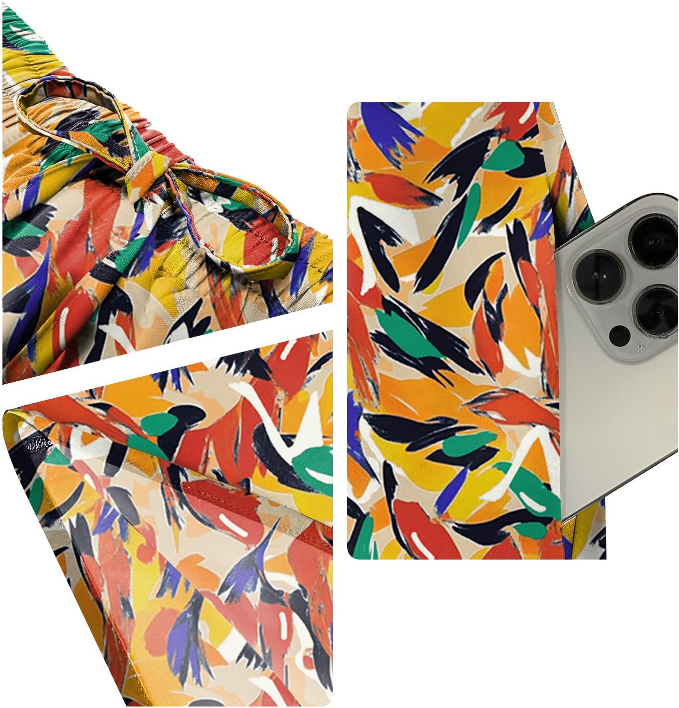 Yincro Women's Flowy Maxi Skirt Summer Pleated High Waisted Casual Long Skirts with Pockets - Image 4