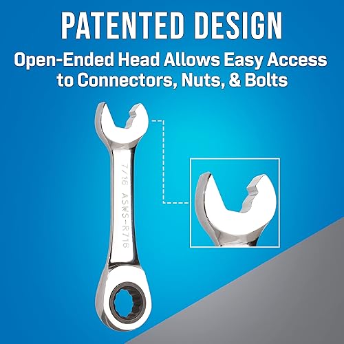 Miniatura 2 de Jonard Tools ASWS-R716 llave de trinquete de velocidad corta 716 pulgadas