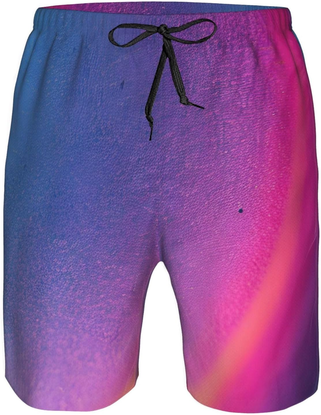 Mens Abstract Geometric Print Beach Shorts,Casual Summer Shorts for Men,Quick Dry Polyester