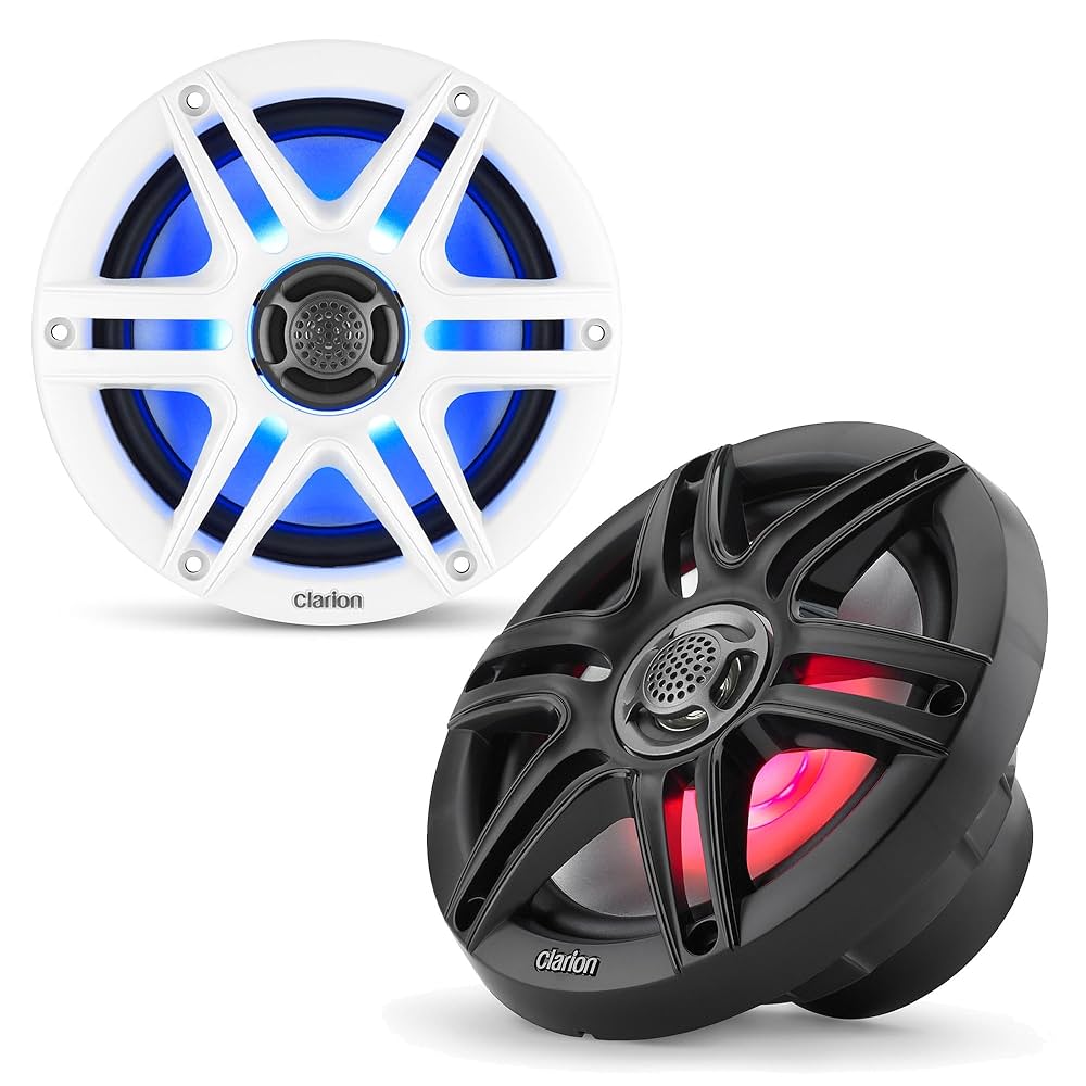 Amazon.com: Clarion CMS-651RGB-SWB 6.5-inch Coaxial Marine