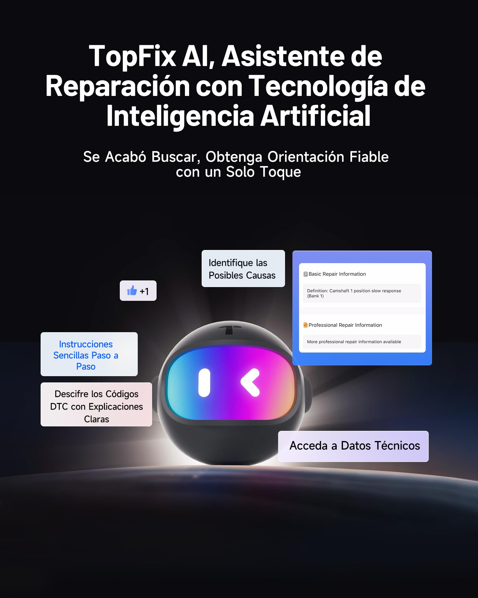 TOPDON TopScan Master Escáner OBD2 Bluetooth, Herramienta de Diagnóstico Bidireccional, Diagnosis Coche Multimarca, 30+ Servicios, Can-FD y DoIP, FCA/Nissan/Renault SGW Compatibilidad con AI