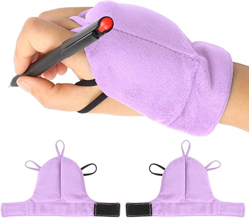 Miniatura 10 de Guantes con peso para temblores de manos y Parkinson, estabilidad y movilidad mejoradas de la mano/muñeca, muñeca ajustable, herramienta de