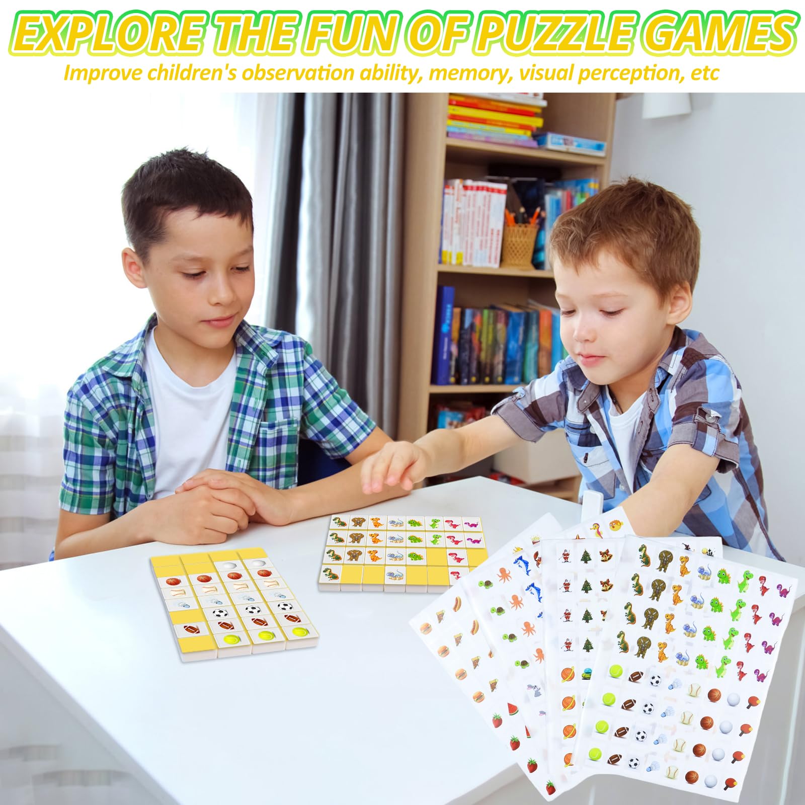 Mahjong Gra Duże kamienie, 65 bloków 30 mm, Mahjong Seaside Escape gra z naklejkami DIY, dla rodziny, dorosłych i dzieci