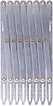 Expanding Sewing Gauge, Aluminum Buttonhole Spacer Expanding Crafting Sewing Gauge Ruler, Multifunctional Equidistant Measuring Marking Tool