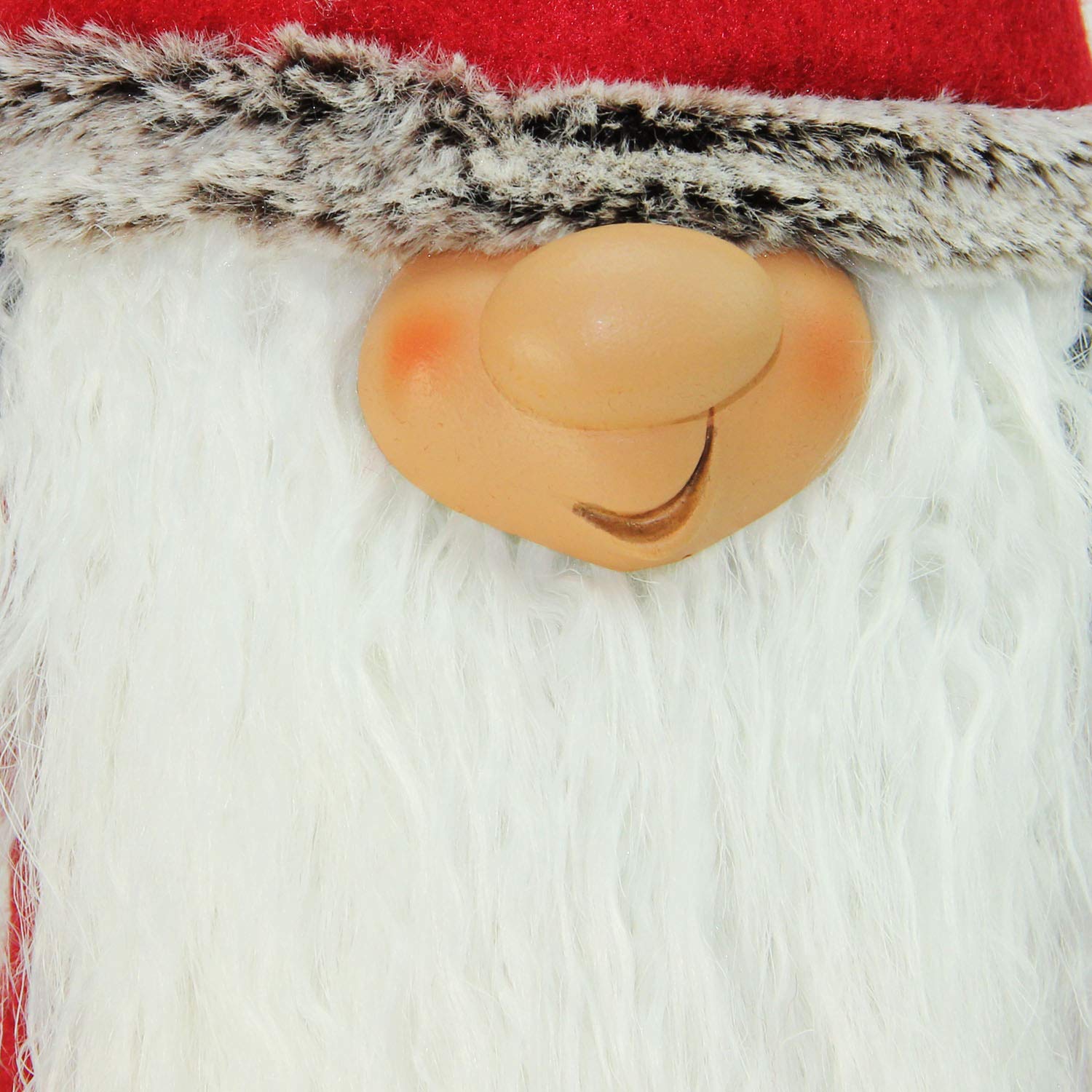 Northlight Plush Nordic Santa Christmas Gnome Tabletop Figure, 25.5