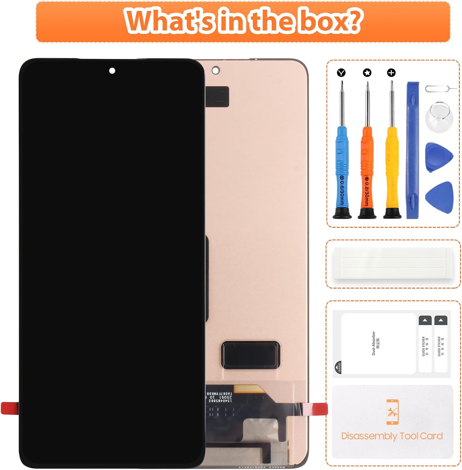 Screen For Motorola Moto G Stylus 5G 2025 Screen Replacement For Moto G Stylus 5G 2025 LCD Screen XT2517,XT2517-1 Touch Display Digitizer Assembly Repair Parts(Black No Frame)