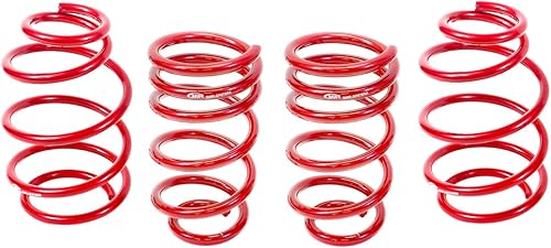 BMR Suspensión SP077R - Kit de muelles de descenso, juego de 4, caída de 1.25 pulgadas, Chevy Camaro V8-2010-2015 - Mejora enormemente la calidad de
