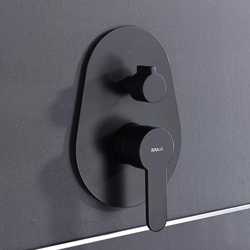 Miniatura 7 de Sistema de ducha montado en la pared o ducha montada en el techo, cabezal de ducha de lluvia de lujo de 10 pulgadas con juego combinado de mano de