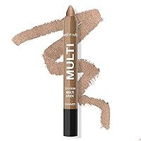 Vista 130 de wet n wild Color Icon MultiStick - Sombra de ojos en crema, maquillaje multifuncional, café oscuro (Cheat Day)