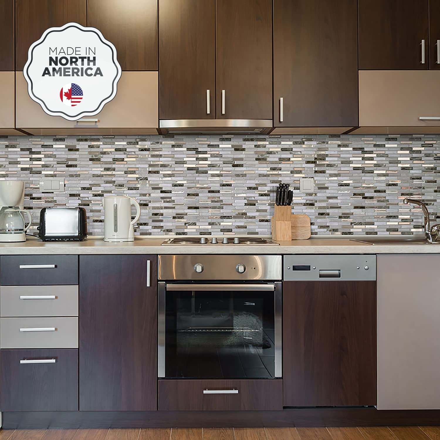 Buy Smart Tiles Peel and Stick Backsplash Milenza Genoa Beige