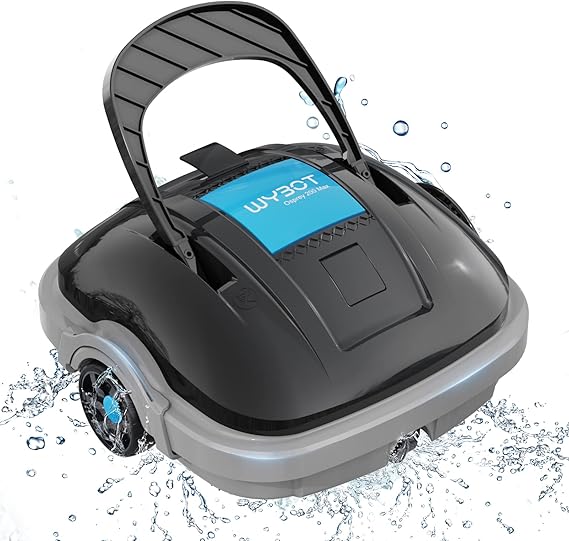Upgraded WYBOT Cordless Pool Vacuum, Robotic Pool