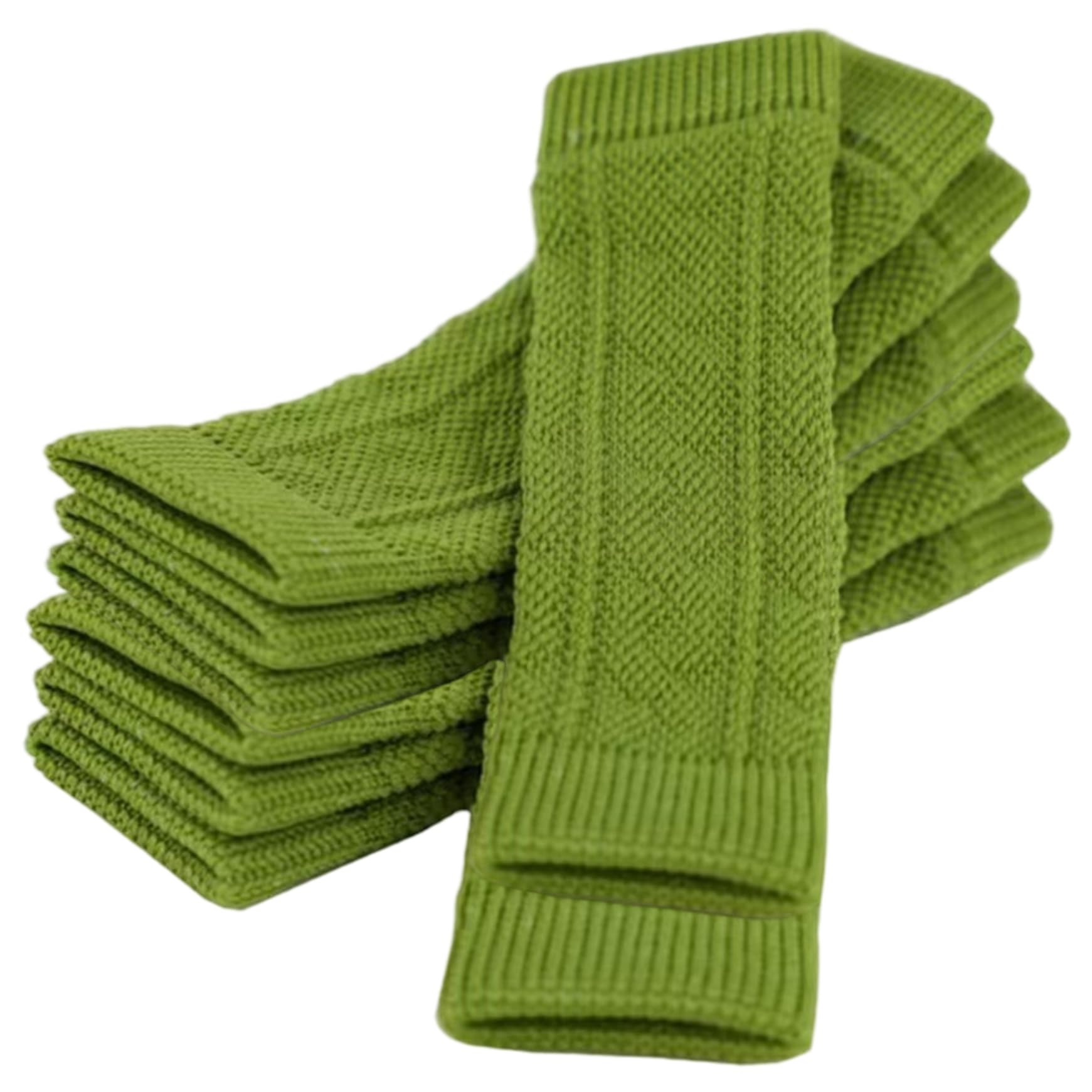 BEAHING Dog Elbow Protector 8PCS Knitted Breathable Dog Leg Warmers for Small, Medium Dogs Puppy Stocking Stuffers, L, Sleeve
