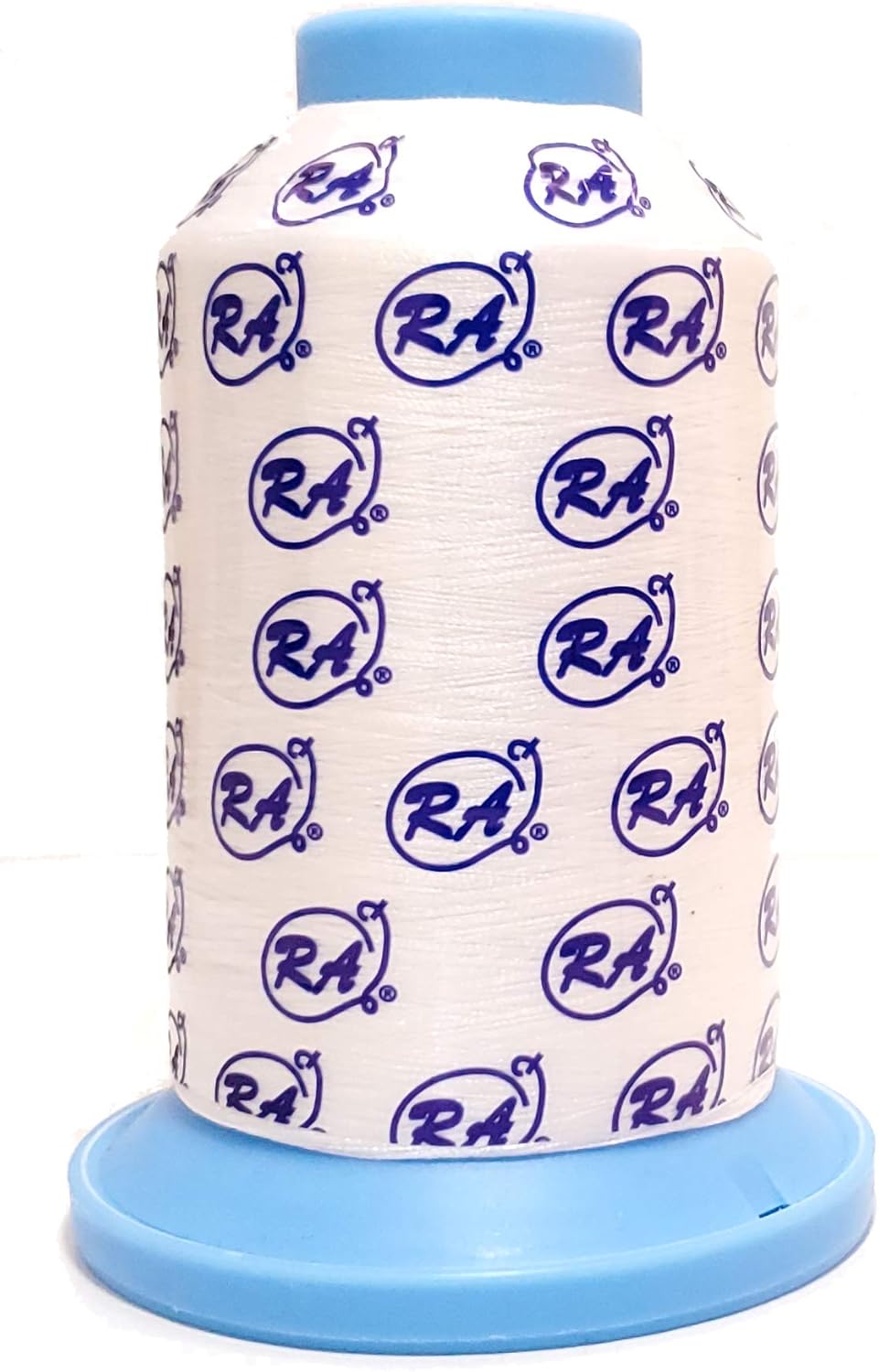 Robison-Anton 2 Ply Super Bright Polyester Embroidery Thread, 40Wt/120D/5500 yd, Ultra Brite White