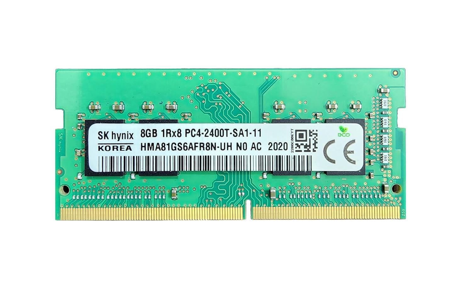 High-Performance DDR4 RAM 8GB Laptop 2400MHz SODIMM PC4-19200 Laptop RAM 260 Pins 1.2V – Compatible with SK Hynix 8GB RAM DDR4 (HMA81GS6AFR8N-UH) – Made in Korea