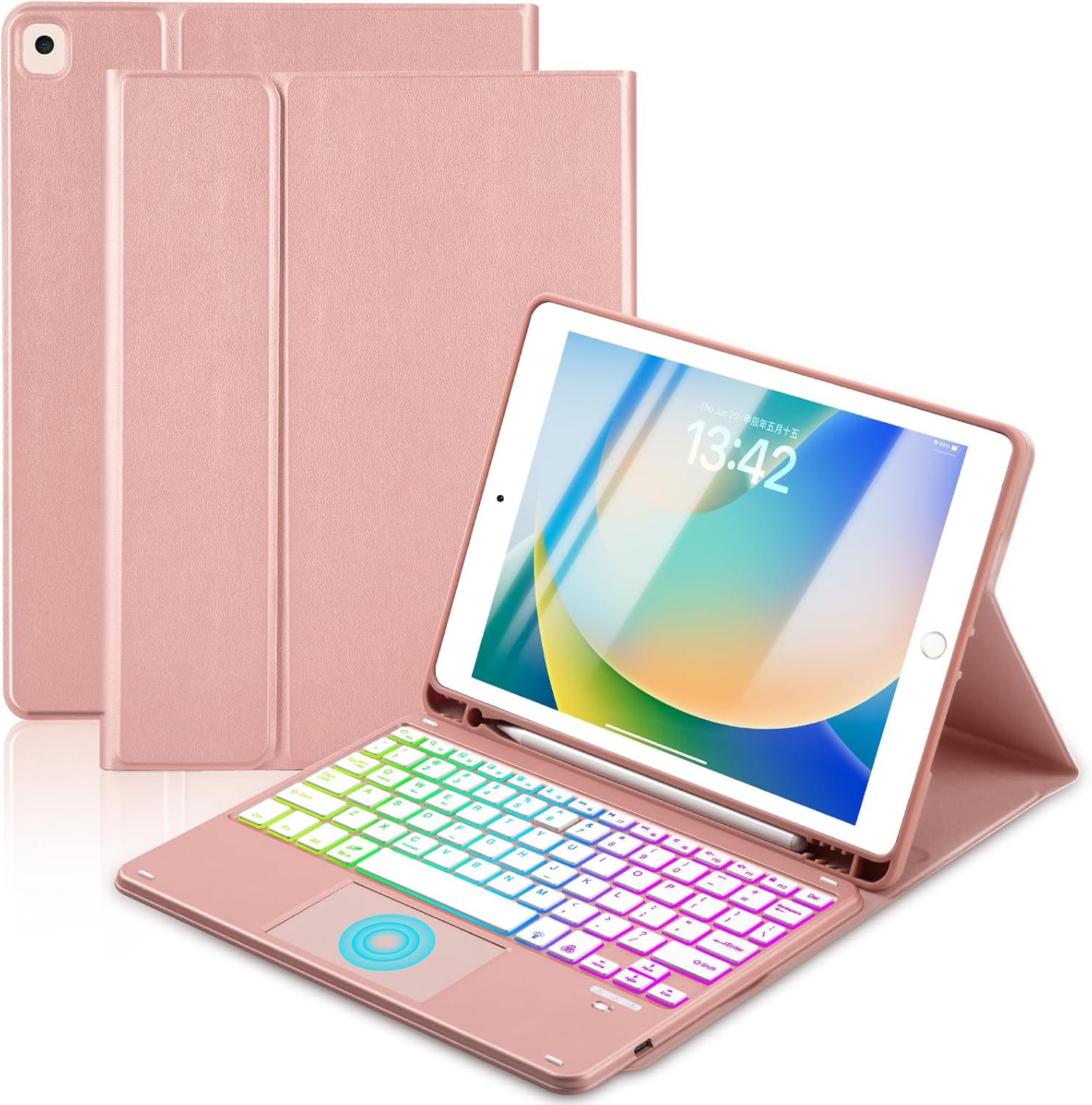 Amazon.com: MePadKey Touchpad Keyboard Case for 9th /8th/7th Generation ...